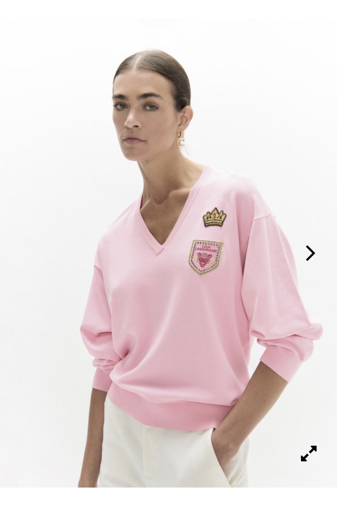 Jersey Rosa con Parches Lola Casademunt | FriendsnShop