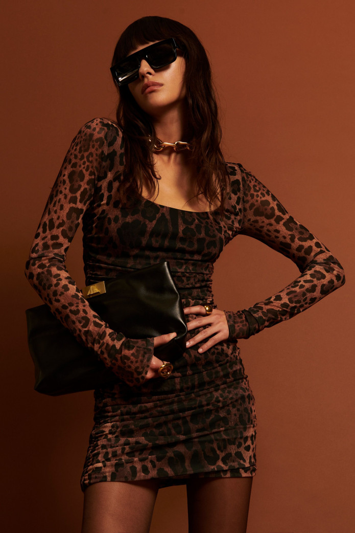 Mini Dress Lul Hot Leo Aniye By | Vestido Animal Print Mujer | FriendsnShop