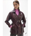 Chaqueta Biker Burdeos Lola Casademunt | FriendsnShop