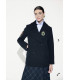 Abrigo Marino con Parches de Lola Casademunt | FriendsnShop