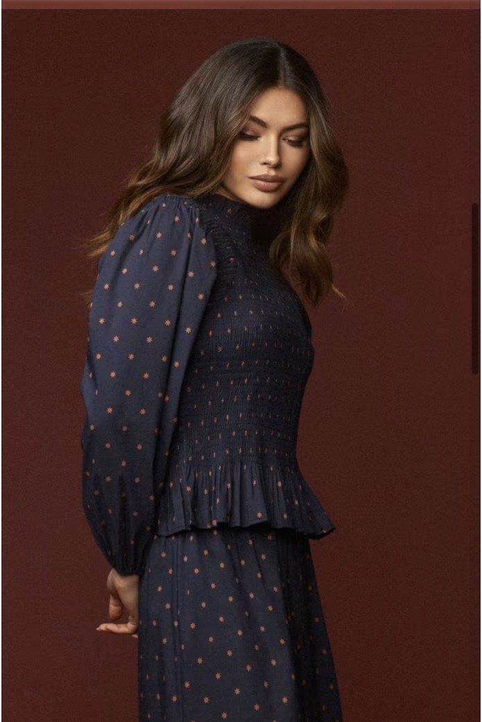 Shine Top Minueto | Top Azul Marino Mujer | FriendsnShop