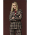 Westminster Jacket Blazer de Cuadros con Parches – Minueto