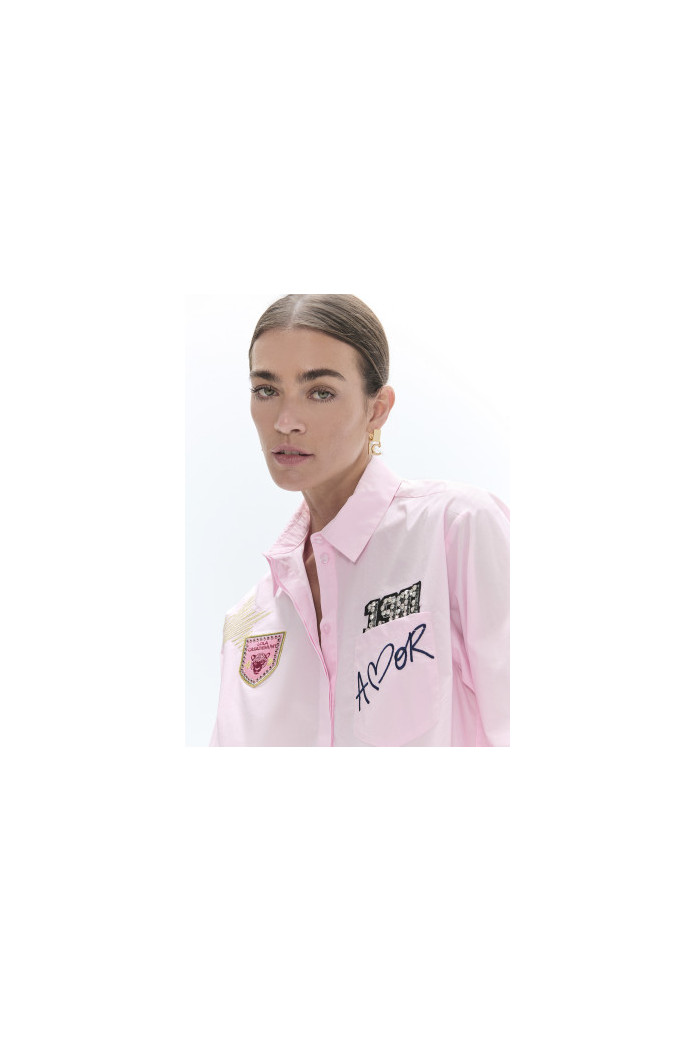Camisa Bordados y Parches Lola Casademunt | FriendsnShop
