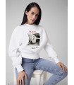 Sudadera Marilyn Guess Mujer Blanca | FriendsnShop