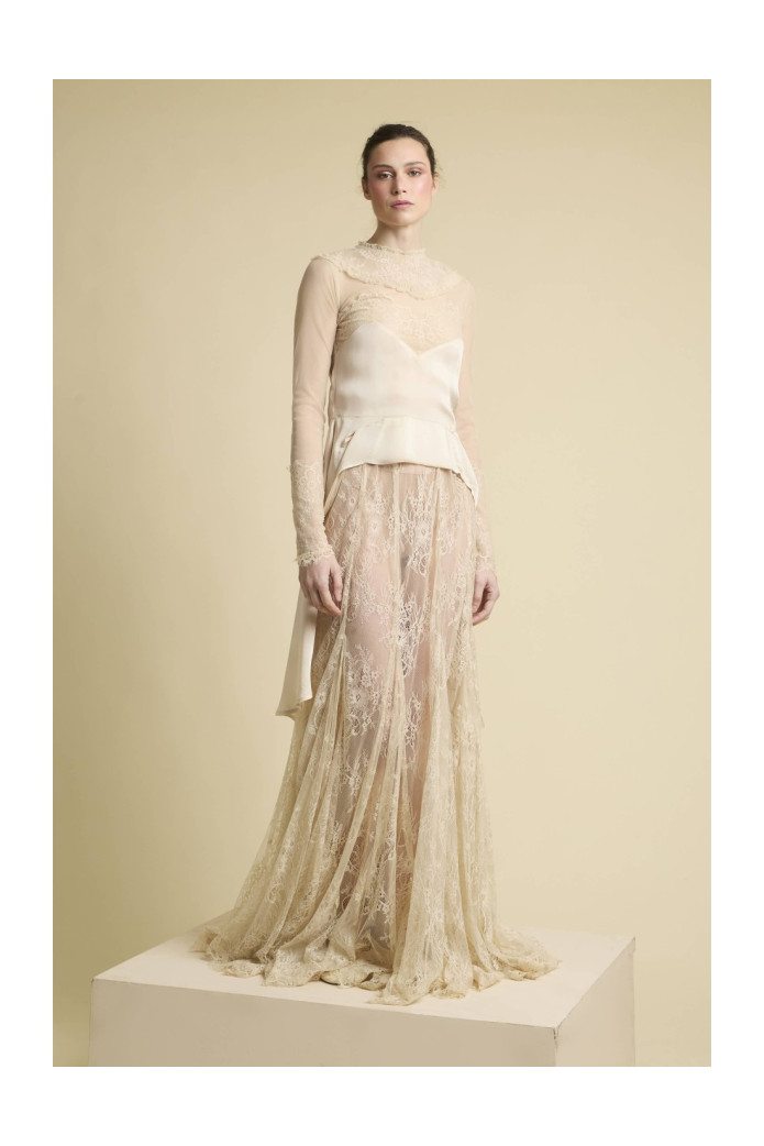 Falda Camelia Cruda Zaitegui Studio | FriendsnShop