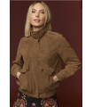 Wembley Jacket Bomber Ante Marrón | FriendsnShop