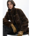 Guantes Efecto Piel Metalizado Lola Casademunt | FriendsnShop