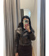 Cazadora Biker Marrón Locoluxo | FriendsnShop