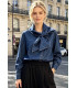 Camisa Vaquera con Lazada Mujer | FriendsnShop