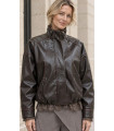 Cazadora Bombacha Ecopiel Negra | FriendsnShop
