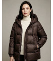 Cazadora Acolchada Burdeos Mujer | FriendsnShop