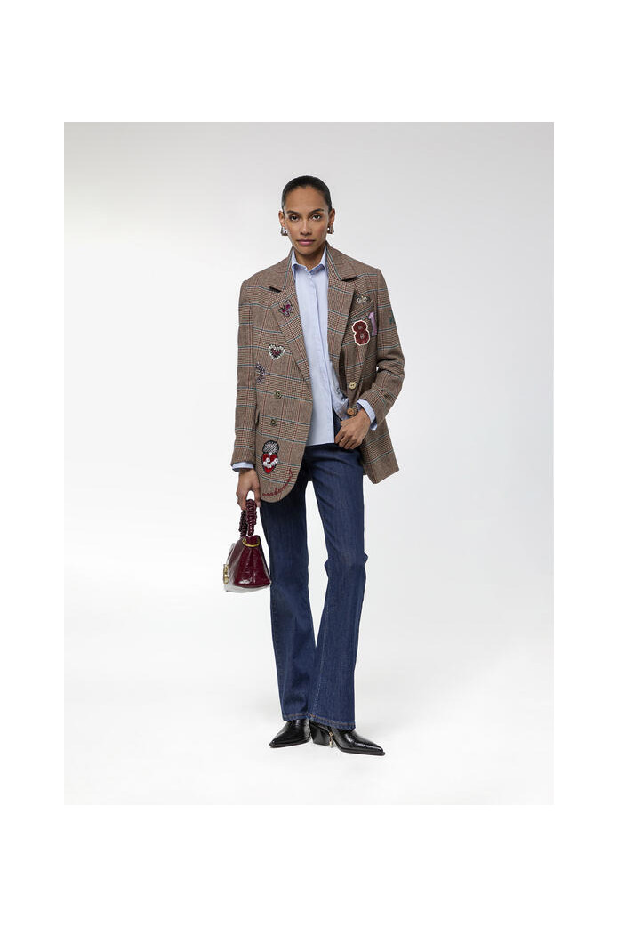 Americana Parches Marrón Lola Casademunt | FriendsnShop