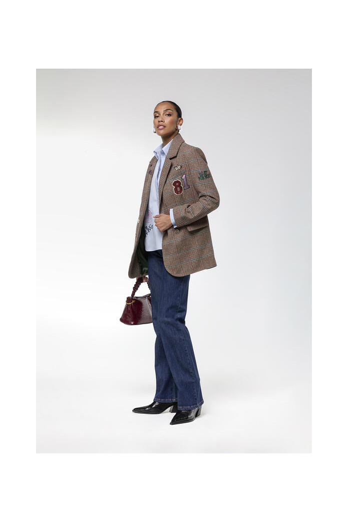 Americana Parches Marrón Lola Casademunt | FriendsnShop