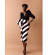Falda Laina Blanco y Negro Coosy | FriendsnShop
