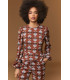 Black Kat Top Estampado Minueto | FriendsnShop