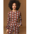Black Kat Top Estampado Minueto | FriendsnShop