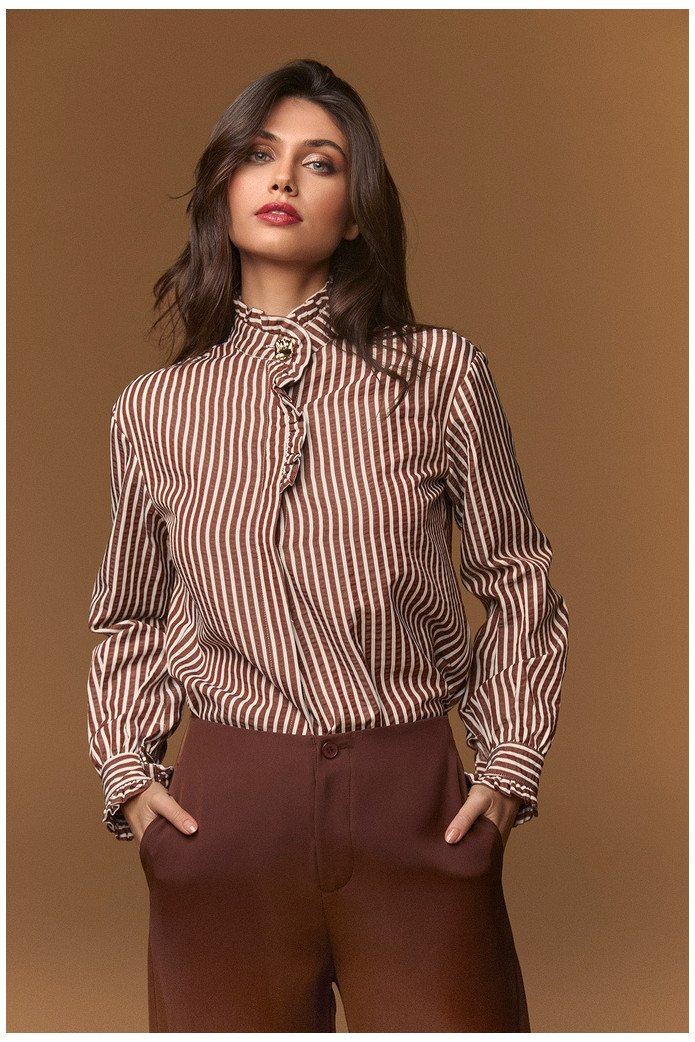 Top de Rayas Marrón Minueto | FriendsnShop