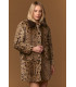 Abrigo Kensington Animal Print de Pelo Sintético – Minueto