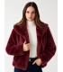 Chaqueta Pelo Sintético Burdeos Guess | FriendsnShop