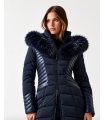Plumífero Azul Marino Guess Mujer | FriendsnShop