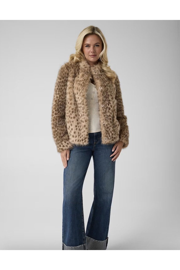 Chaqueta Pelo Animal Print Guess | FriendsnShop