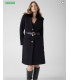 Abrigo Negro con Cinturón Guess | FriendsnShop