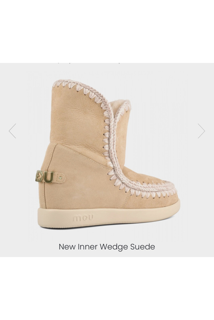 Botas Mou New Inner Wedge Suede | FriendsnShop