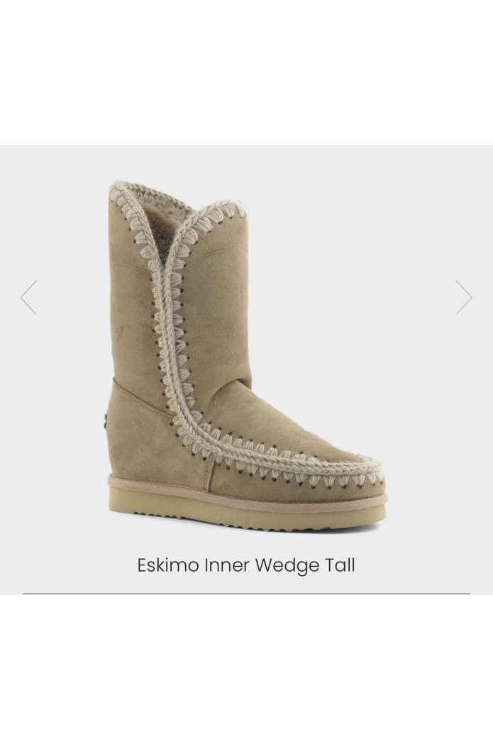 Botas Mou Eskimo Inner Wedge Tall Camel | FriendsnShop