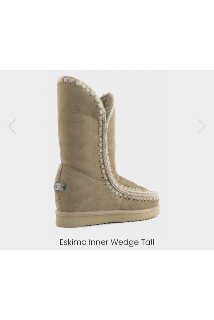 Botas Mou Eskimo Inner Wedge Tall Camel | FriendsnShop