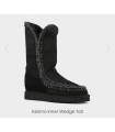 Botas Mou Eskimo Inner Wedge Tall Negro | FriendsnShop