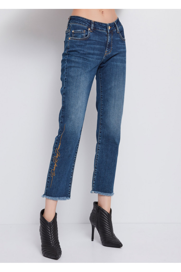 Straight-fit jeans with logo - denny rose