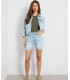 Vaqueros cortos de talle alto - guess