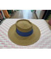 sombrero  verano lazo azul