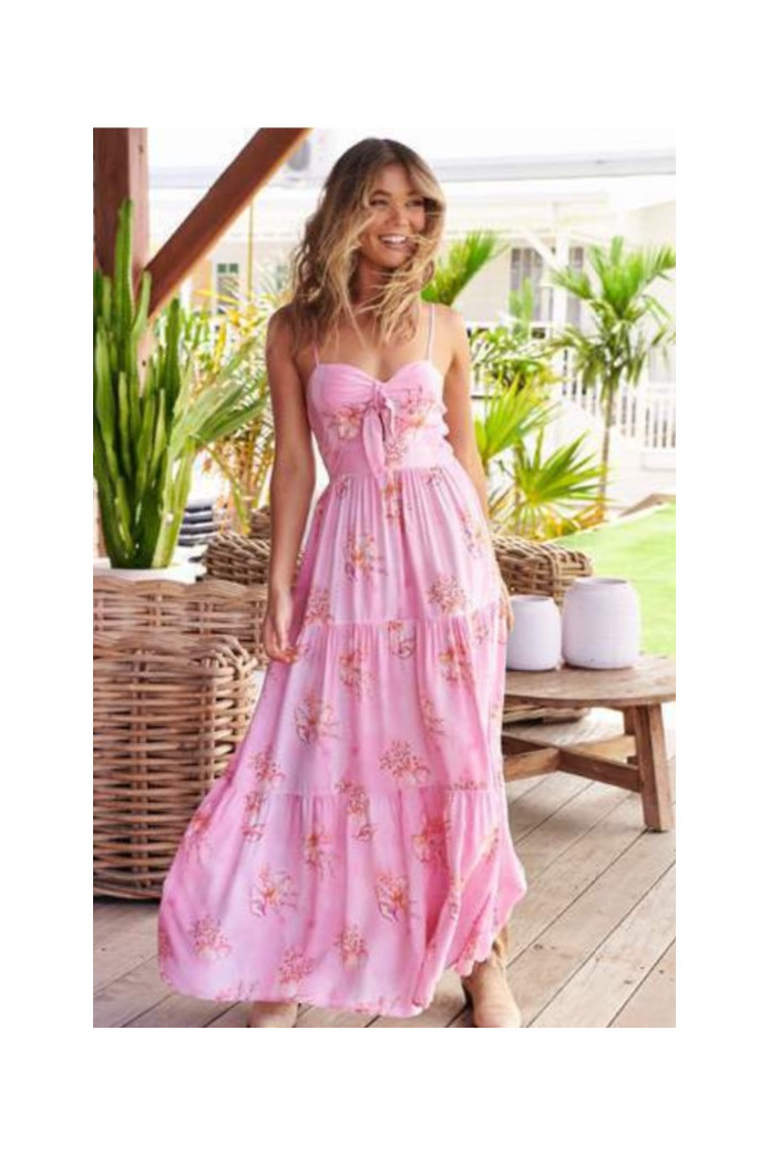 VESTIDO ROSA MAXI - JAASE