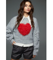 jersey corazon gris - le cruel