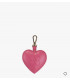 Heart Bagcharm Silky Pink w. Gold - nunoo