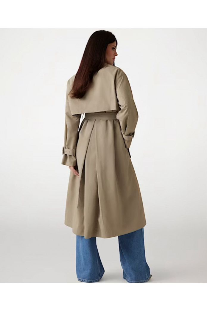 Gabardina de doble botonadura - guess