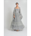 chal de alpaca gris - zaitegui