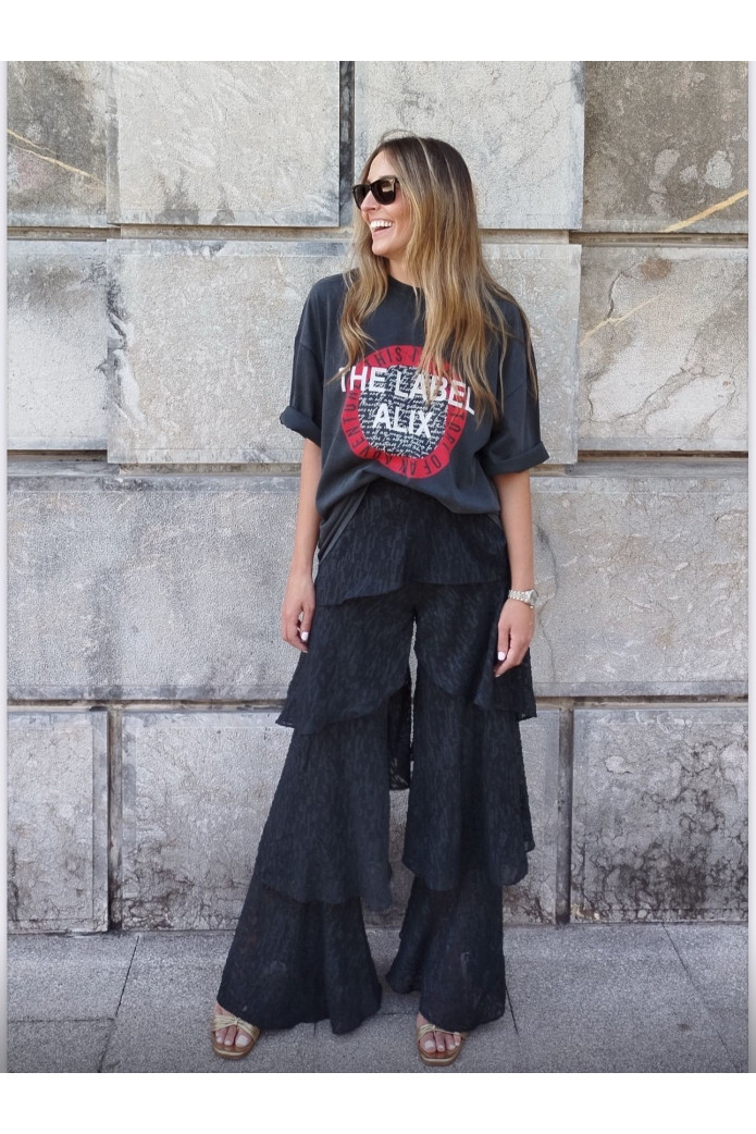Camiseta T-Shirt Negra - alix The Label