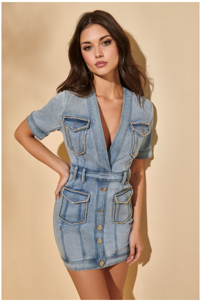 Vestido Mercy Denim - Fetiche Suances