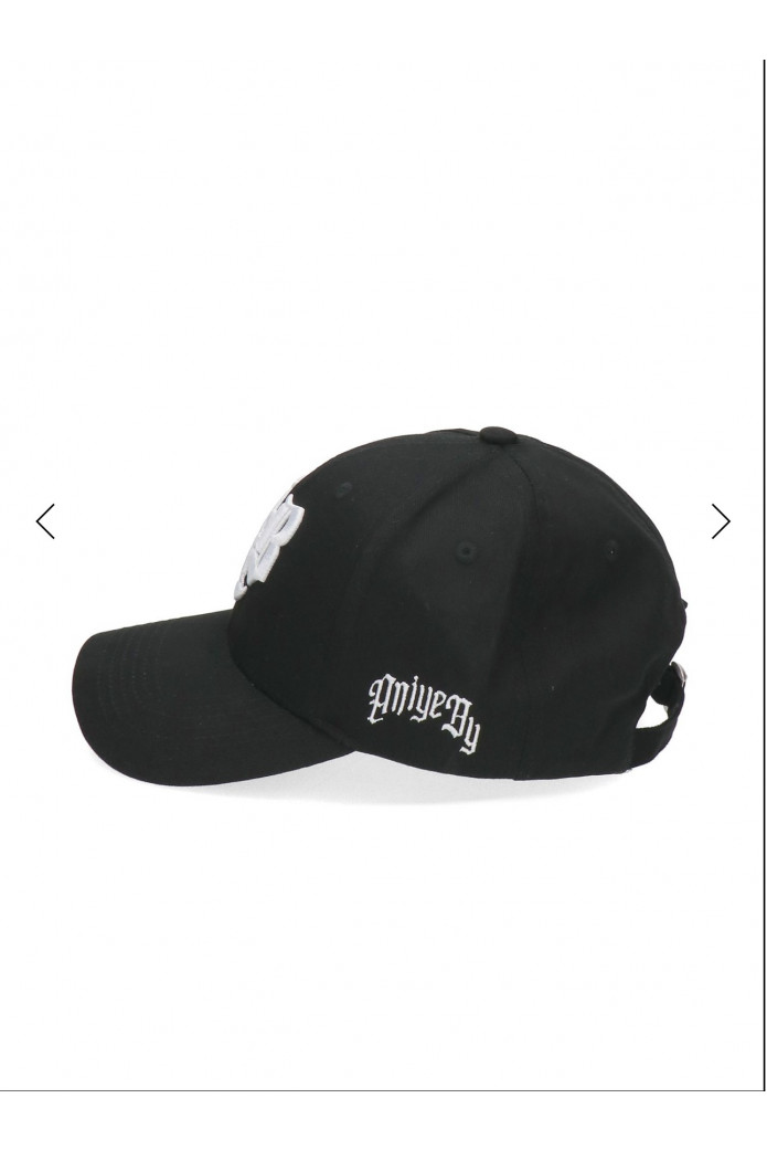 Gorra de Béisbol  Negra y Blanca  - aniye by