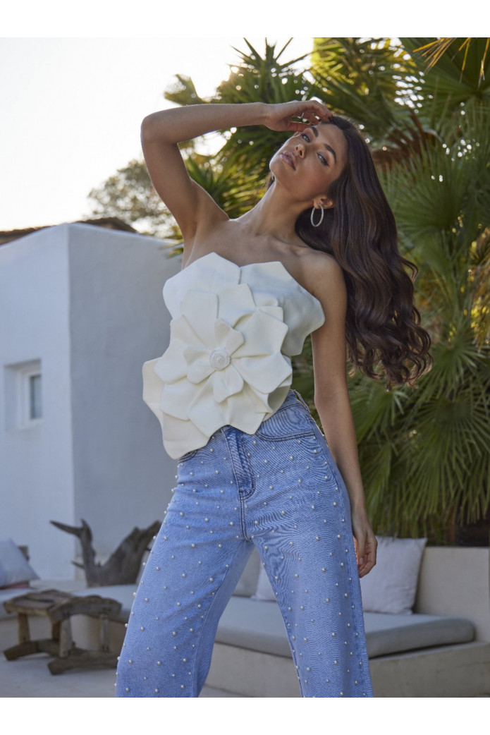 Top Lily blanco - Fetiche Suances