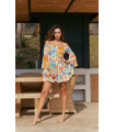 vestido sun lounger print primrose mini  maxi - jaase