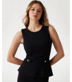 Top peplo sin mangas - guess