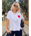 Camiseta Electric girl blanca - noc atelier
