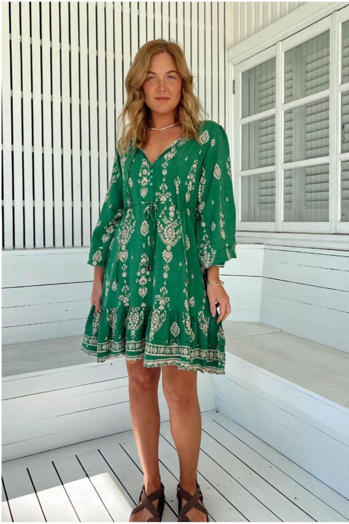 kiva print abito - jaase