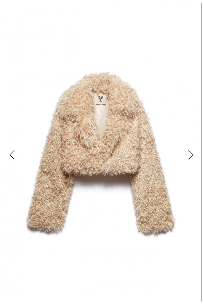 Chaqueta Crop Fur Poison – Piel sintética con actitud y estilo -Aniye By