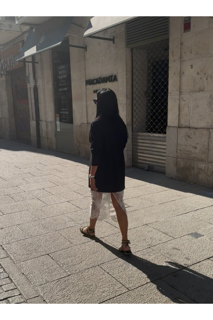 Falda Lace con encaje y corte sirena – aniye by