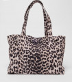 Shopper Gym  Bolso shopper de lona reciclada y cuero- nunoo