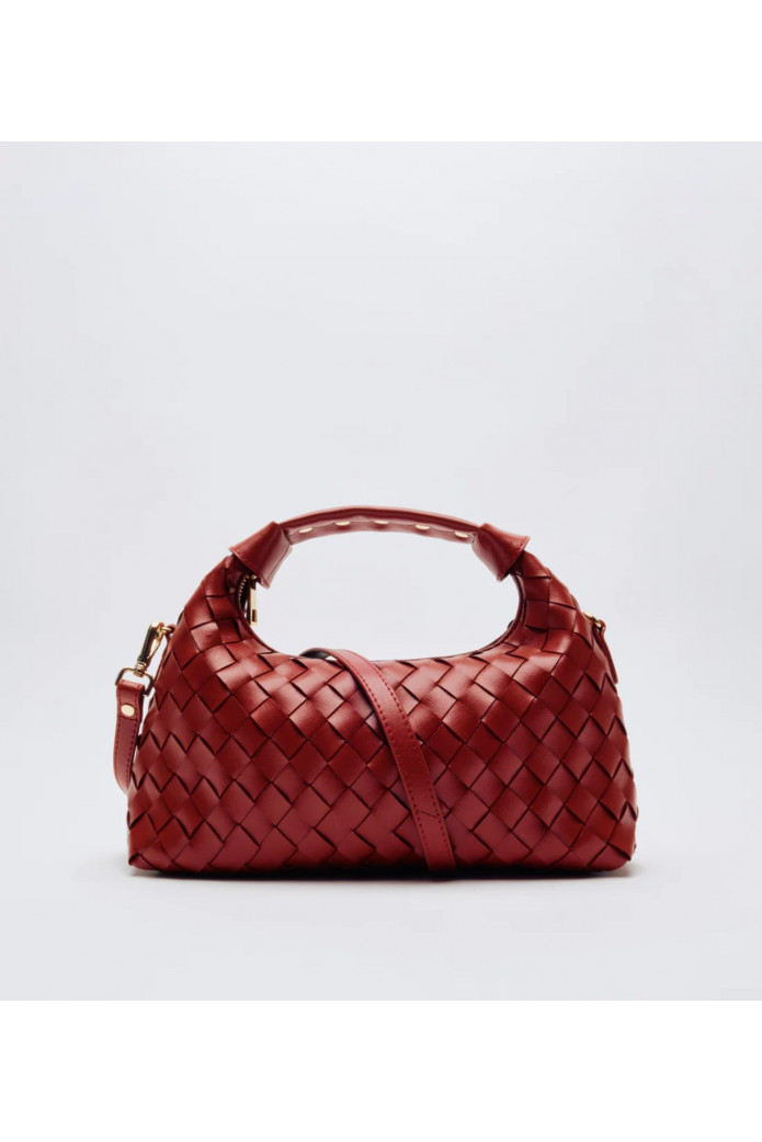 Dandy Braided Florence – Bolso de ante trenzado nunoo